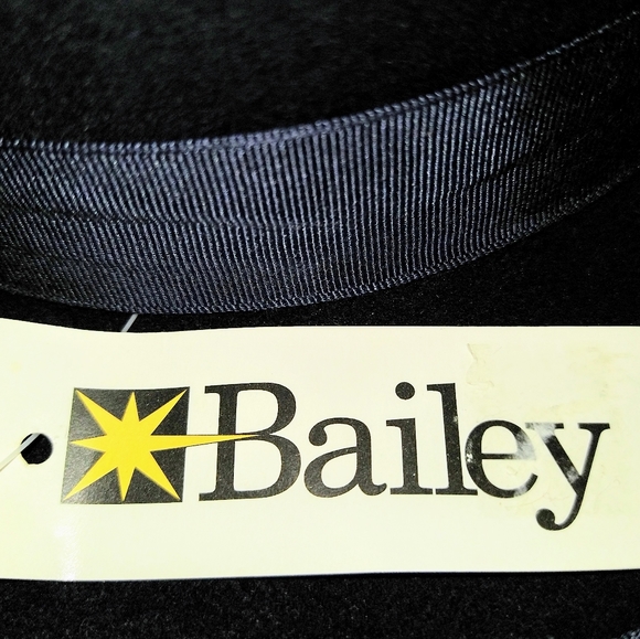 Vintage BAILEY 100% Wool Navy Blue Derby Hat SZ Small MADE IN USA - Picture 9 of 11